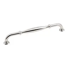 Fast Shipping Hardware Resources 658-224NI 9-7/8" Overall Length Cabinet Pull 224 mm center-to-center - Screws Included - Polished Nickel