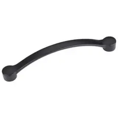 Hardware Resources 745-128BLK 5-11/16" Overall Length Cabinet Pull - Screws Included - 128 mm center-to-center Holes - Black Bulk Order