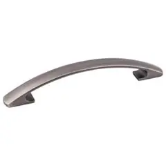 Factory Price Hardware Resources 771-128BNBDL 6-5/16" Overall Length Cabinet Pull - Screws Included - 128 mm center-to-center Holes - Brushed Pewter