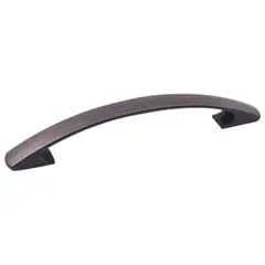 High Quality Hardware Resources 771-128DBAC 6-5/16" Overall Length Cabinet Pull - Screws Included - 128 mm center-to-center Holes - Brushed Oil Rubbed Bronze