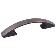 Mega Sale Hardware Resources 771-3DBAC 4-1/2" Overall Length Cabinet Pull - Screws Included - Brushed Oil Rubbed Bronze