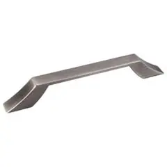 Final Sale Hardware Resources 798-128BNBDL 6-3/4" Overall Length Cabinet Pull - Screws Included - 128 mm center-to-center Holes - Brushed Pewter