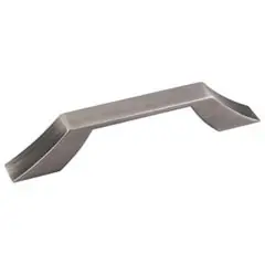 Handmade Hardware Resources 798-96BNBDL 5-1/2" Overall Length Cabinet Pull - 96 mm center-to-center Holes - Screws Included - Brushed Pewter