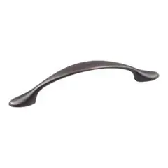 Popular Hardware Resources 80814-DBAC 5" Overall Length Decorative Cabinet Pull - 96 mm center-to-center Holes - Screws Included - Brushed Oil Rubbed Bronze