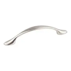 Hardware Resources 80814-SN 5" Overall Length Decorative Cabinet Pull - 96 mm center-to-center Holes - Screws Included - Satin Nickel Sale