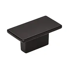 Trending Hardware Resources 81021MB 1-9/16" Overall Length Cabinet Knob - Screws Included - Matte Black