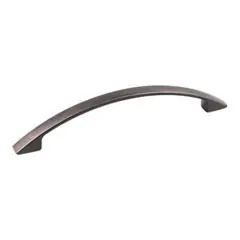 Hardware Resources 81065-DBAC 6" Overall Length Square Cabinet Pull - Screws Included - 128 mm center-to-center Holes - Brushed Oil Rubbed Bronze Direct From Factory