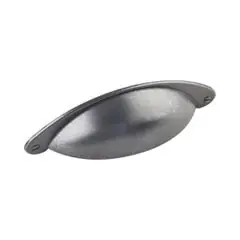 Limited Time Hardware Resources 8233DACM 4-15/16" Overall Length Shaker Cabinet Cup Pull - Screws Included - Gun Metal