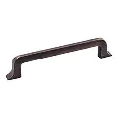 While Supplies Last Hardware Resources 839-128DBAC 6-1/4" Overall Length Cabinet Pull - Screws Included - 128 mm center-to-center Holes - Brushed Oil Rubbed Bronze