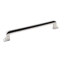 Best Price Hardware Resources 839-160NI 7-1/2" Overall Length Cabinet Pull - 160 mm center-to-center Holes - Screws Included - Polished Nickel