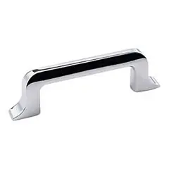 Hardware Resources 839-3PC 4-3/16" Overall Length Cabinet Pull - Screws Included - Polished Chrome Must Have
