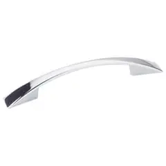 Modern Hardware Resources 847-96PC 5-9/16" Overall Length Cabinet Pull - 96 mm center-to-center Holes - Screws Included - Polished Chrome
