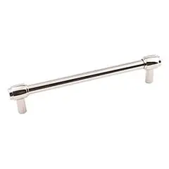 New Release Hardware Resources 885-160NI 7-1/16" Overall Length Cabinet Pull - 160 mm center-to-center Holes - Screws Included - Polished Nickel