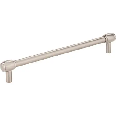 Hardware Resources 885-192SN 8-1/2" Overall Length Cabinet Pull - 192 mm center-to-center - Screws Included - Satin Nickel Warranty Included