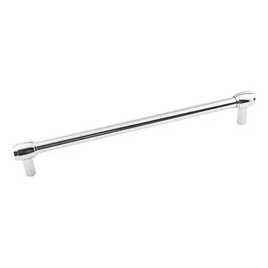 Hardware Resources 885-224PC 9-3/4" Overall Length Cabinet Pull 224 mm center-to-center - Screws Included - Polished Chrome Super Sale