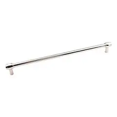 Exclusive Hardware Resources 885-305NI 12-15/16" Overall Length Cabinet Pull 305 mm center-to-center - Screws Included - Polished Nickel