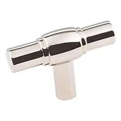 Hardware Resources 885L-NI 2" Overall Length Cabinet "T" Knob - Screws Included - Polished Nickel Time-Limited