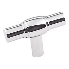 Hardware Resources 885L-PC 2" Overall Length Cabinet "T" Knob - Screws Included - Polished Chrome Time-Limited
