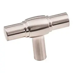 Viral Hardware Resources 885L-SN 2" Overall Length Cabinet "T" Knob - Screws Included - Satin Nickel