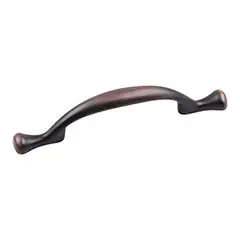 Discount Hardware Resources 897-3DBAC 5-1/8" Overall Length Cabinet Pull - Screws Included - Brushed Oil Rubbed Bronze
