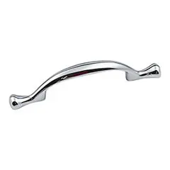 Wholesale Hardware Resources 897-3PC 5-1/8" Overall Length Cabinet Pull - Screws Included - Polished Chrome