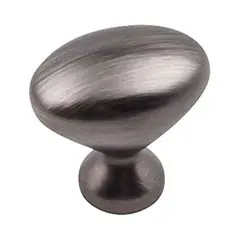 Hardware Resources 897L-BNBDL 1-1/4" Diameter Zinc Cabinet Knob - Screws Included - Brushed Pewter Free Shipping