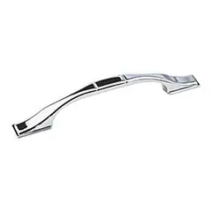 Hardware Resources 937-96PC 5-11/16" Overall Length Cabinet Pull - 96 mm center-to-center Holes - Screws Included - Polished Chrome Hassle-Free Returns
