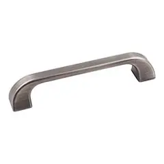 Hardware Resources 972-128BNBDL 5-13/16" Overall Length Cabinet Pull - Screws Included - 128 mm center-to-center Holes - Brushed Pewter Wholesale