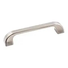 Genuine Hardware Resources 972-128SN 5-13/16" Overall Length Cabinet Pull - Screws Included - 128 mm center-to-center Holes - Satin Nickel