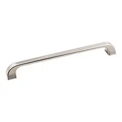 Hardware Resources 972-224SN 9-3/4" Overall Length Cabinet Pull 224 mm center-to-center - Screws Included - Satin Nickel Worldwide Shipping