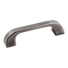 Money Back Guarantee Hardware Resources 972-96BNBDL 4-1/2" Overall Length Cabinet Pull - 96 mm center-to-center Holes - Screws Included - Brushed Pewter