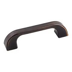 Hardware Resources 972-96DBAC 4-1/2" Overall Length Cabinet Pull - 96 mm center-to-center Holes - Screws Included - Brushed Oil Rubbed Bronze Genuine