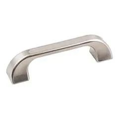 Hardware Resources 972-96SN 4-1/2" Overall Length Cabinet Pull - 96 mm center-to-center Holes - Screws Included - Satin Nickel Place Order