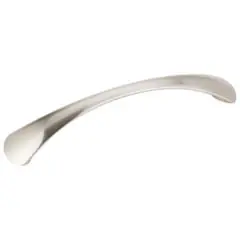 Hardware Resources 976-128SN 6-3/16" Overall Length Cabinet Pull - Screws Included - 128 mm center-to-center Holes - Satin Nickel Fan Favorite