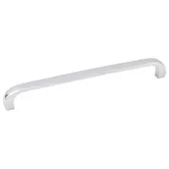 Certified Hardware Resources 984-160PC 6-3/4" Overall Length Cabinet Pull - 160 mm center-to-center Holes - Screws Included - Polished Chrome