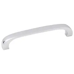 Order Now Hardware Resources 984-96PC 4-1/4" Overall Length Cabinet Pull - 96 mm center-to-center Holes - Screws Included - Polished Chrome