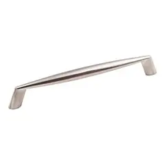 Super Sale Hardware Resources 988-160SN 7-1/16" Overall Length Cabinet Pull - 160 mm center-to-center Holes - Screws Included - Satin Nickel