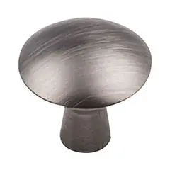 Hardware Resources 988BNBDL 1-1/16" Diameter Cabinet Knob - Screws Included - Brushed Pewter Secure Checkout