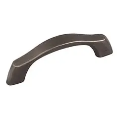 Genuine Hardware Resources 993-3BNBDL 4-1/16" Overall Length Cabinet Pull - 3" Center to Center - Screws Included - Brushed Pewter