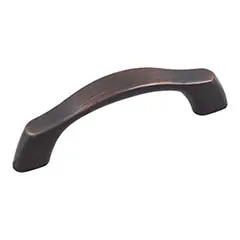Special Offer Hardware Resources 993-3DBAC 4-1/16" Overall Length Cabinet Pull - 3" Center to Center - Screws Included - Brushed Oil Rubbed Bronze