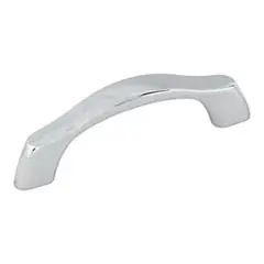 Special Discount Hardware Resources 993-3PC 4-1/16" Overall Length Cabinet Pull - 3" Center to Center - Screws Included - Polished Chrome