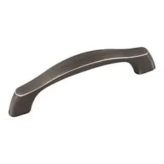 Flash Sale Hardware Resources 993-96BNBDL 4-13/16" Overall Length Cabinet Pull - 96 mm Center to Center - Screws Included - Brushed Pewter