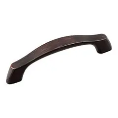 Original Hardware Resources 993-96DBAC 4-7/8" Overall Length Cabinet Pull - 96 mm Center to Center - Screws Included - Brushed Oil Rubbed Bronze