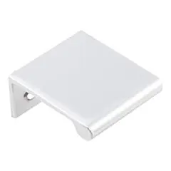 Hardware Resources A500-125PC 1.25" Overall Length Tab Pull - 16 mm center-to-center Holes - Screws Included - Polished Chrome Direct From Factory