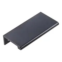 Hardware Resources A500-3MB 3" Overall Length Tab Pull 60 mm center-to-center. Packaged with two 1/2" Wood screws. Finish: Matte Black Limited Time