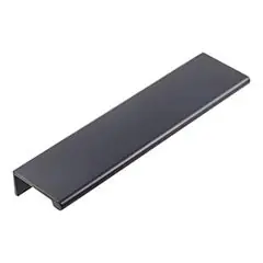 Editor’s Pick Hardware Resources A500-6MB 6" Overall Length Tab Pull 127 mm center-to-center. Packaged with two 1/2" Wood screws. Finish: Matte Black