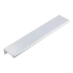 Hardware Resources A500-8BC 8" Overall Length Tab Pull 90 mm center-to-center 3 holes. Packaged with three 1/2" Wood screws. Finish: Brushed Chrome Genuine
