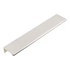 Hardware Resources A500-8SN 8" Overall Length Tab Pull 90 mm center-to-center 3 holes. Packaged with three 1/2" Wood screws. Finish: Satin Nickel Weekend Sale