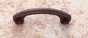 JVJ 57112 Old World Bronze 3" C/C Rope Door Pull Deal