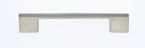 JVJ 74746 Satin Nickel 96 mm 136 mm O/A Thin Profile Contemporary Door Pull Free Returns